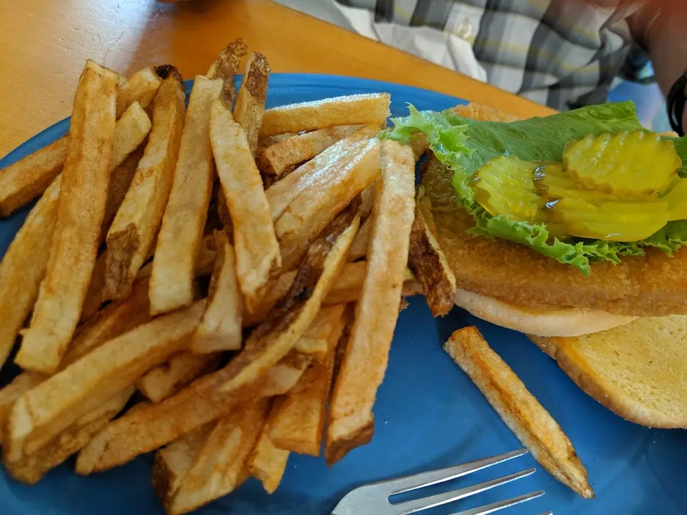 Fish Sandwich with Fries